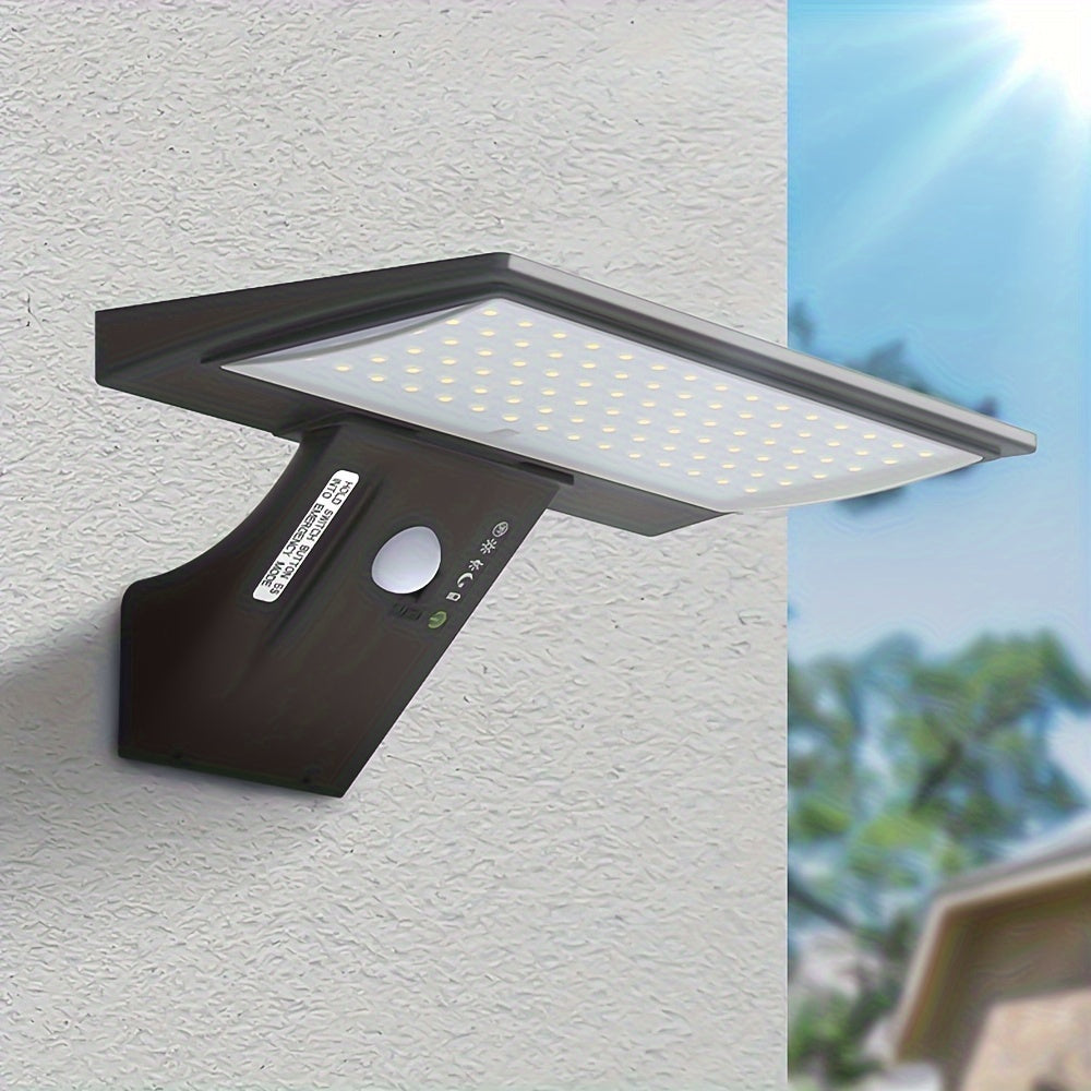 Solar LED Wandleuchte | Fernbedienung für Lichtmodi | Wetterfest | SolarGuard 1