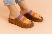 Sophia | Colorful Wedge Sandals 3