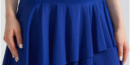 Sporty & functional women's tennis skirt with shorts and pockets 0