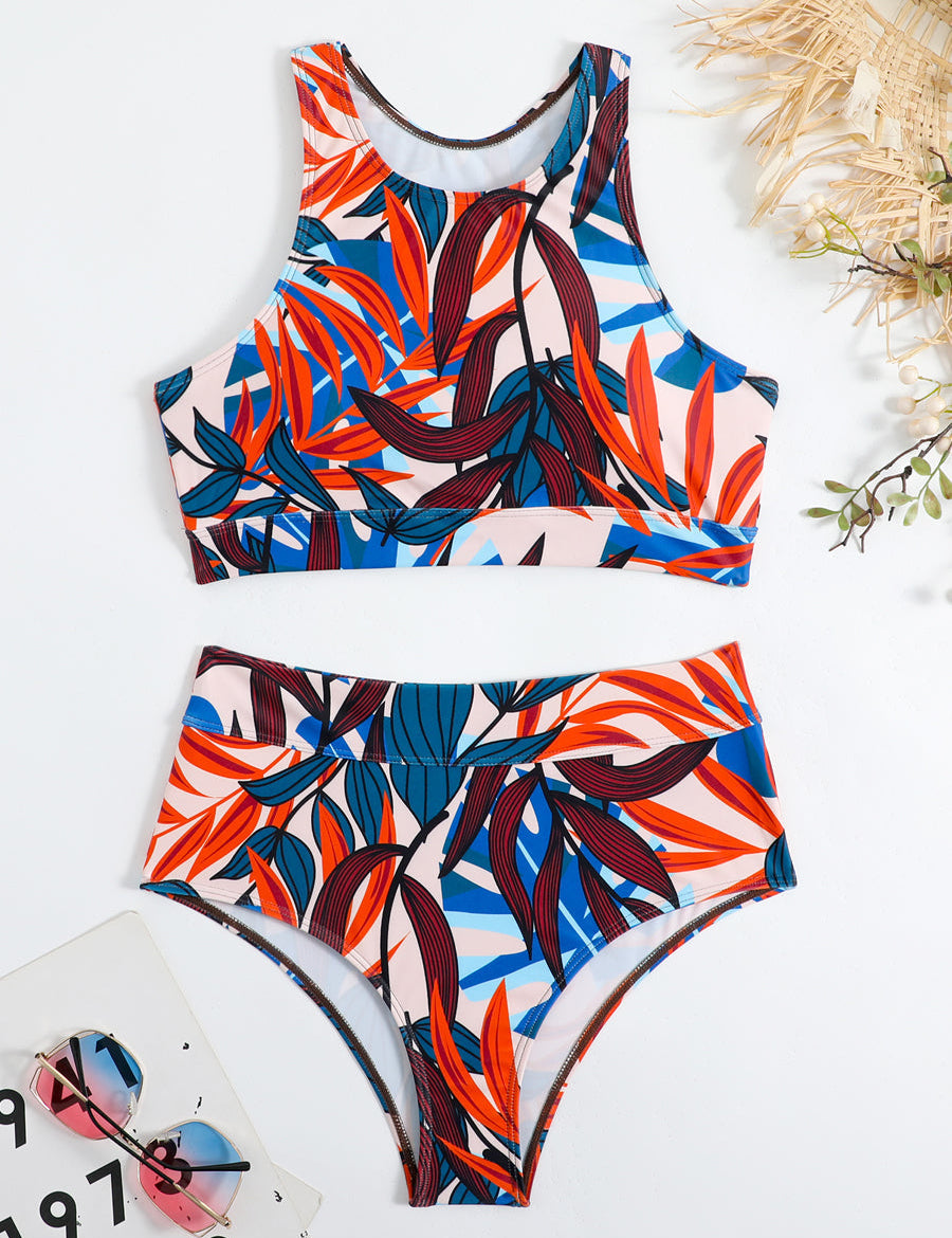 Sporty high-fairing bikini with racerback top 6