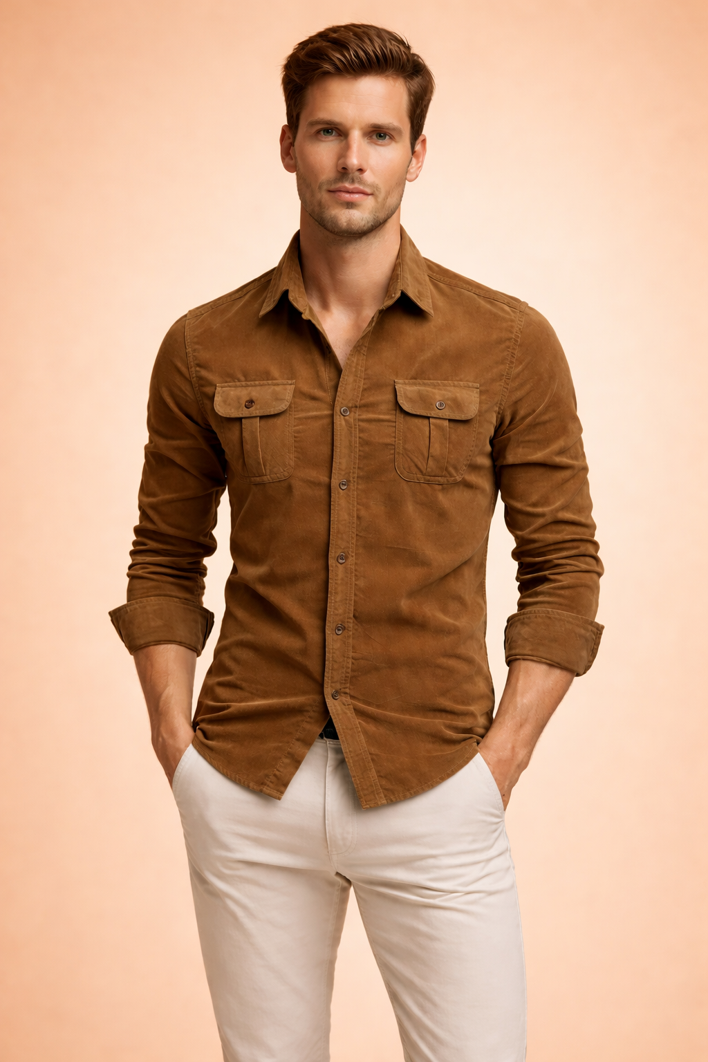 Steve | Stylish Men's Shirt with Pockets 0