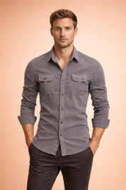 Steve | Stylish Men's Shirt with Pockets 2