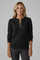 Stylish Women's Cable Knit Jumper with Zip Neck for Casual Elegance 0