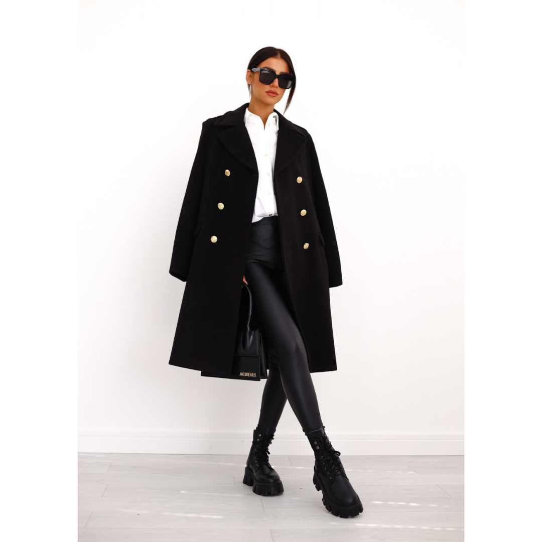 Suraliama | Women's Long Winter Trench Coat | Warm 0