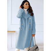 Suraliama | Women's Long Winter Trench Coat | Warm 4