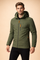 Szymon | Men's waterproof sports jacket with a hood and zipper 3