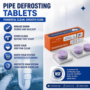 Tabletten zur Rohrreinigung | Löst Verstopfunge | Einfach Einwerfen | PipePur 3