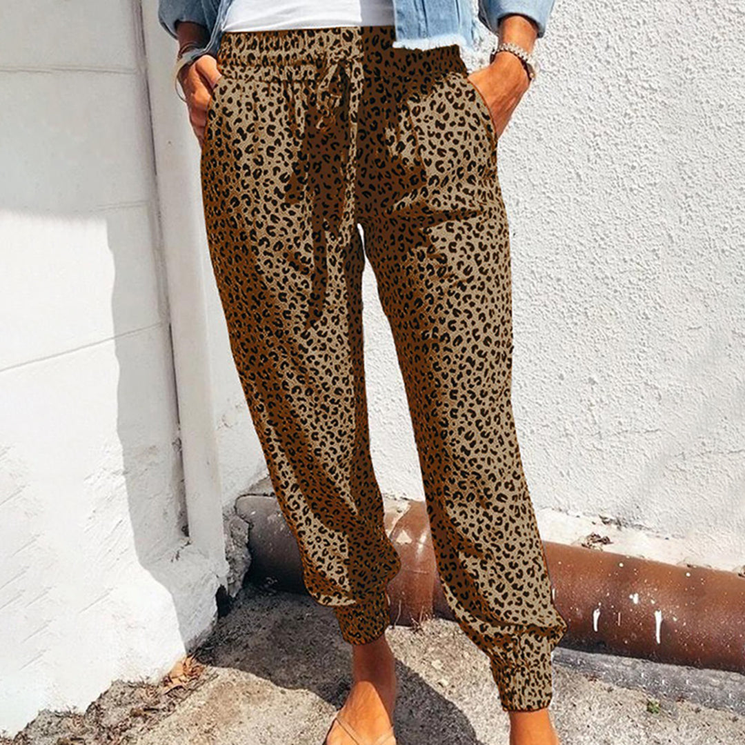 Talia | Comfy Leopard Print Trouser 8