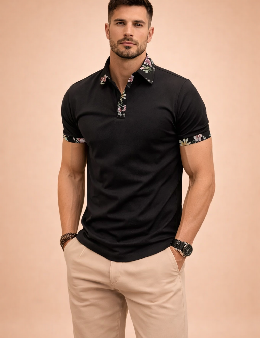 Tanner | Stylish Polo Shirt with Contrast Collar 1