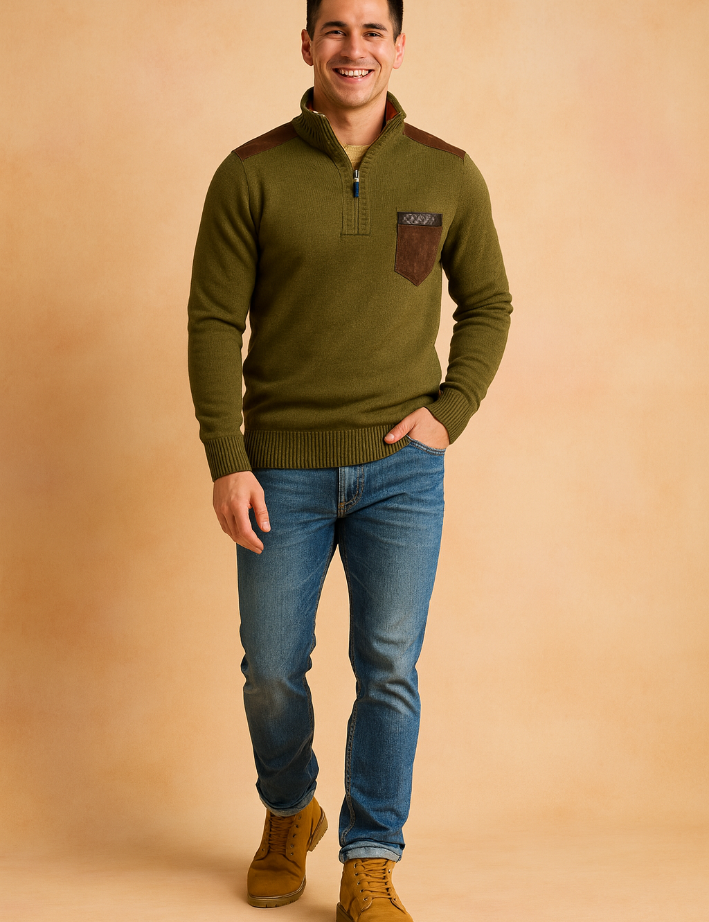 Teodor | Zipper Turtleneck for Modern Men 1