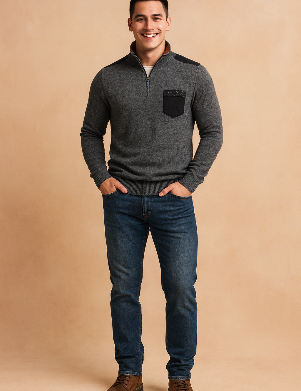 Teodor | Zipper Turtleneck for Modern Men 3