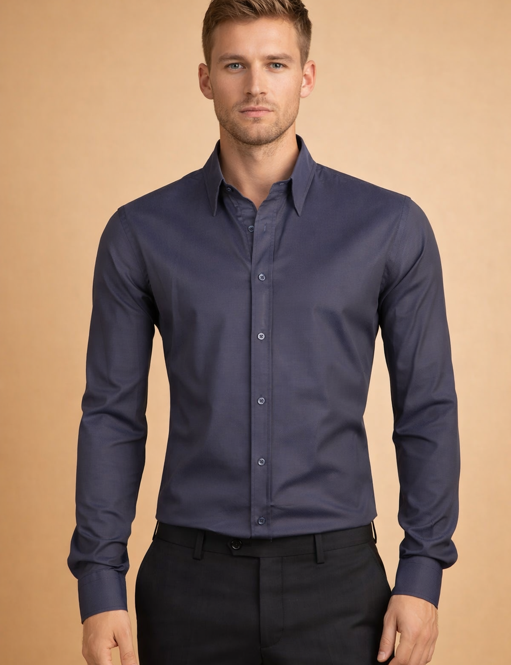Tomasz | Men's fitted long-sleeved T-shirt 2
