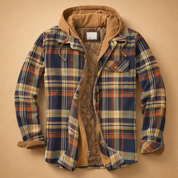 Tomasz | Men's hooded jacket with front closure 0