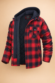 Tomasz | Men's hooded jacket with front closure 10