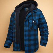 Tomasz | Men's hooded jacket with front closure 11