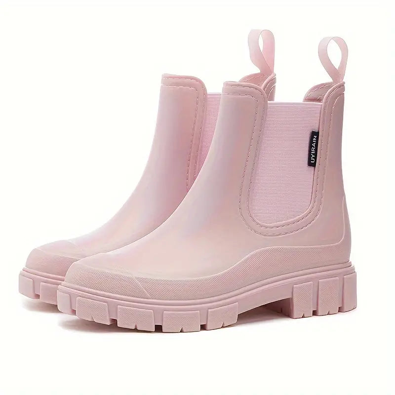 Trendy waterproof rain boots 3