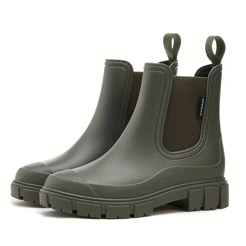 Trendy waterproof rain boots 4