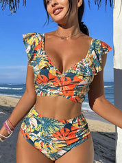 Tropical bikini - bikini set with cheerful print 0