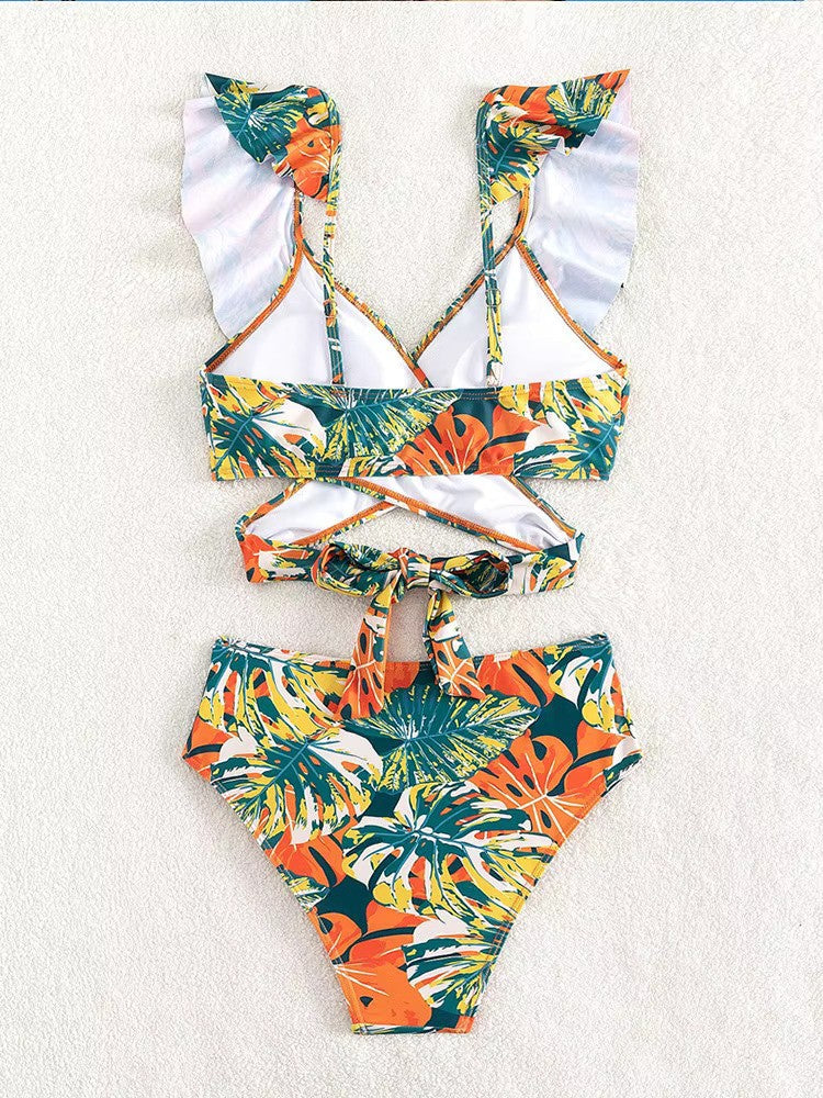 Tropical bikini - bikini set with cheerful print 4
