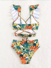 Tropical bikini - bikini set with cheerful print 4