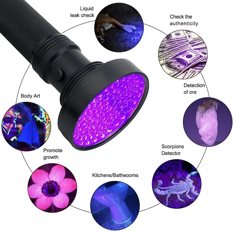 UV flashlight for bed bug detection and stain finding 1