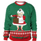 Unisex Cozy Oversized Christmas Sweater Warm Knit Fabric 2