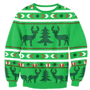 Unisex Cozy Oversized Christmas Sweater Warm Knit Fabric 4