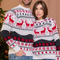 Unisex Festive Christmas Sweater Warm Knit Reindeer Design 0