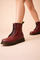 Unisex Insulated Lace-Up Black Ankle Boots Comfortable Fabric 1
