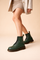 Unisex Insulated Lace-Up Black Ankle Boots Comfortable Fabric 5