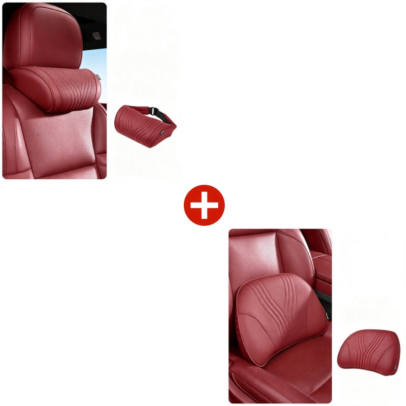 Universelles Nackenstützkissen | Ergonomisch Geformt | Verstellbarer Gurt | NeckEase 10