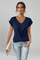 V Neck Short Sleeve Women’s Blouse for Casual Elegance 7
