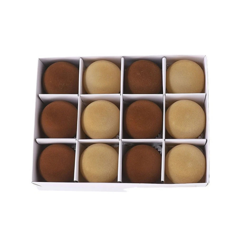 Velvet ornaments | Flocked Christmas baubles for elegant decoration 2