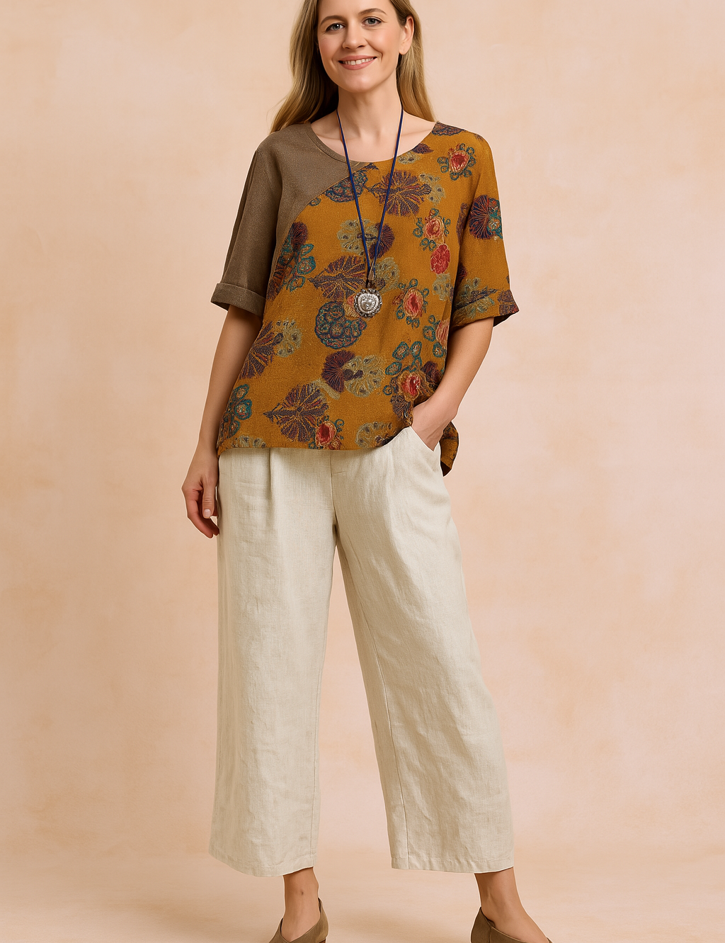 Verona | Patterned Loose Fit Blouse 3