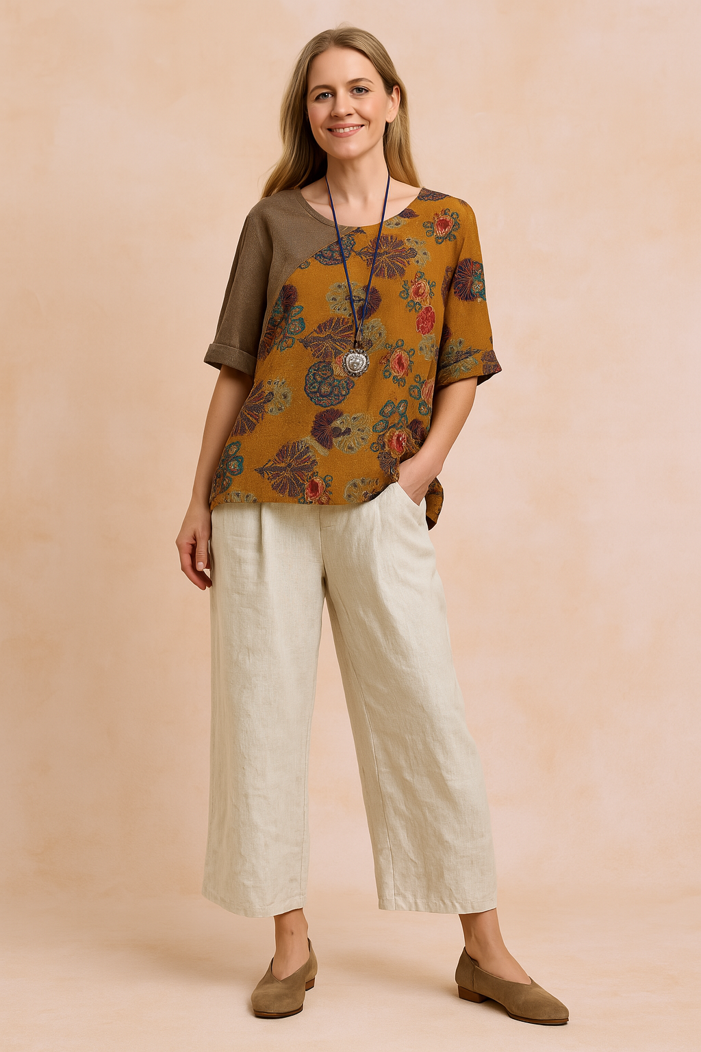 Verona | Patterned Loose Fit Blouse 3