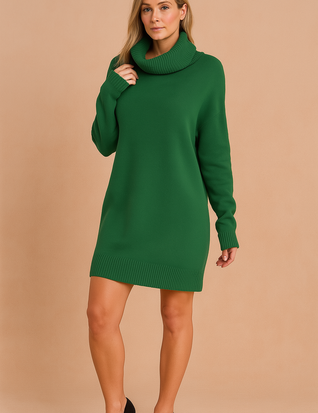 Victoria | Women's Casual Turtleneck Tunic 4