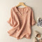 Vintage-Inspired Blouse with Button Detail for Women - Elegant and Comfortable 1