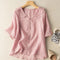 Vintage-Inspired Blouse with Button Detail for Women - Elegant and Comfortable 3