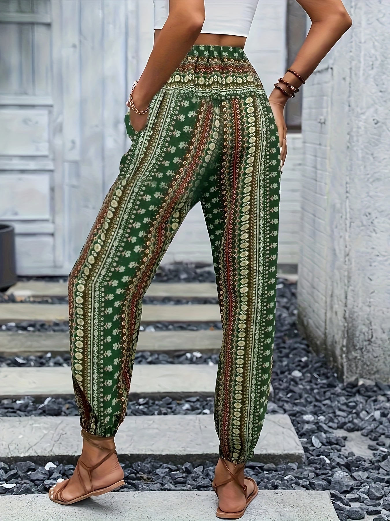 Viviana | Stylish High-Waist Printed Pants 5