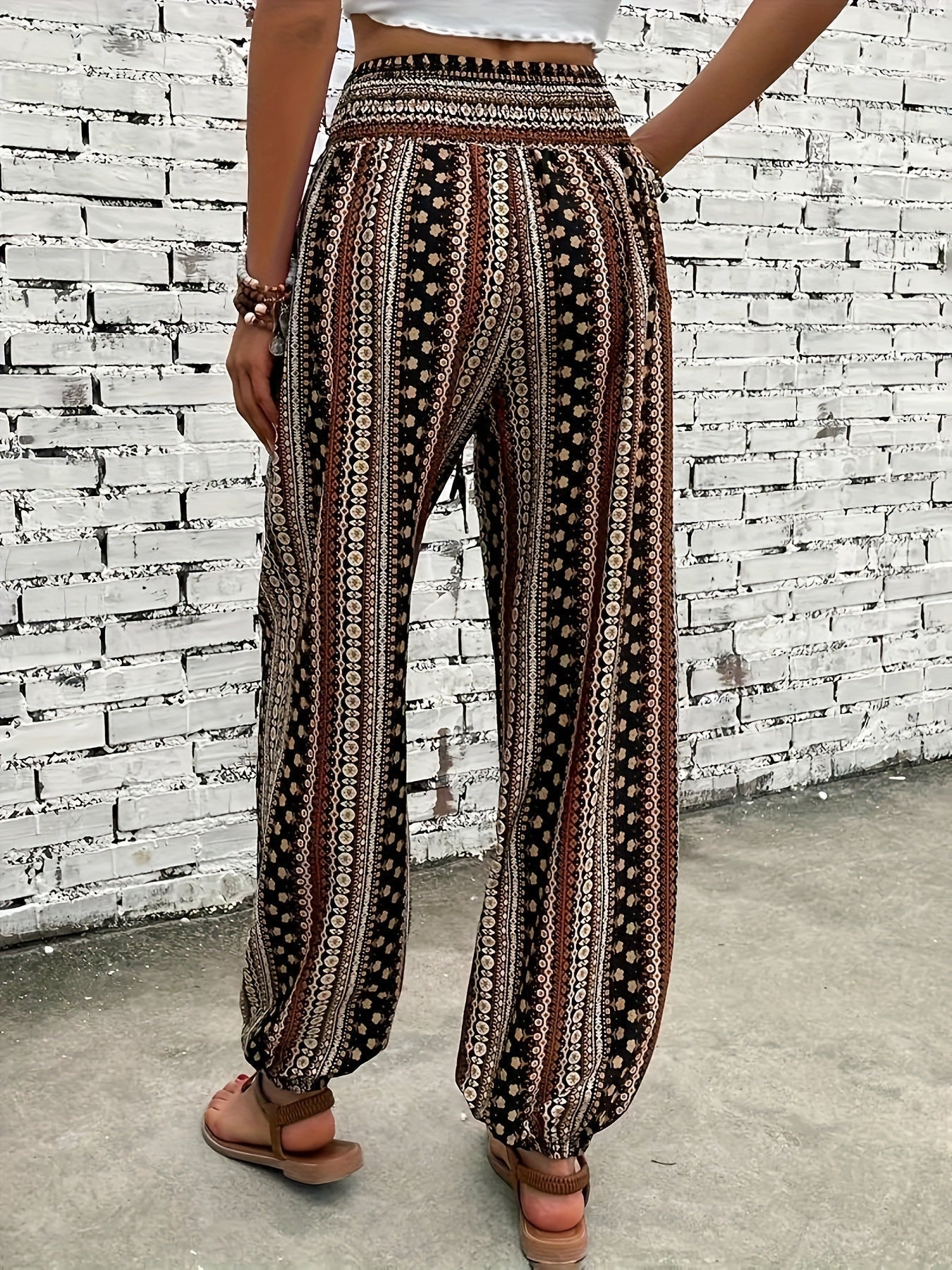 Viviana | Stylish High-Waist Printed Pants 7