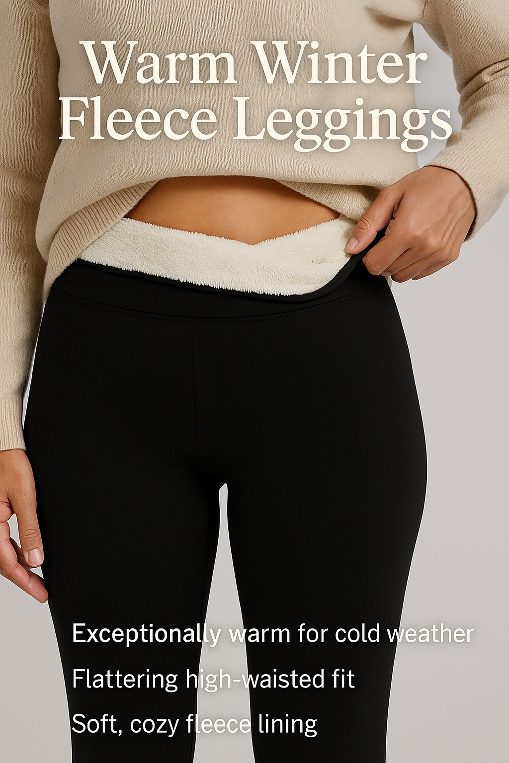 Warm Winter Fleece Leggings 2