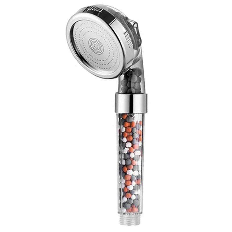 Water-saving high-pressure shower head with filter – AquaGlow 0