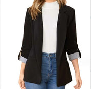 Women's Elegant Blazer Lightweight Versatile Fabric
