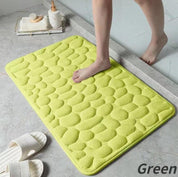 Cozy bath mat - soft and absorbent bathroom mat for added comfort