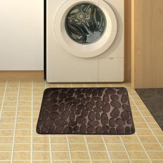 Cozy bath mat - soft and absorbent bathroom mat for added comfort