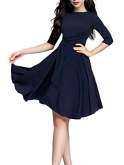 Violet | Elegant Midi Blouse with Bow