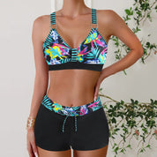 The Nautical Swimming Set for active women