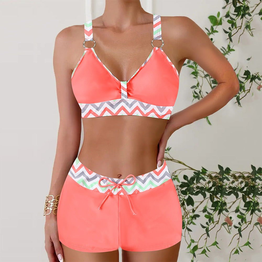 The Nautical Swimming Set for active women