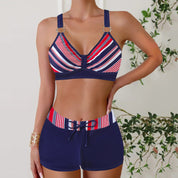 The Nautical Swimming Set for active women