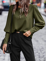 Adrianna | Sophisticated long-sleeved blouse
